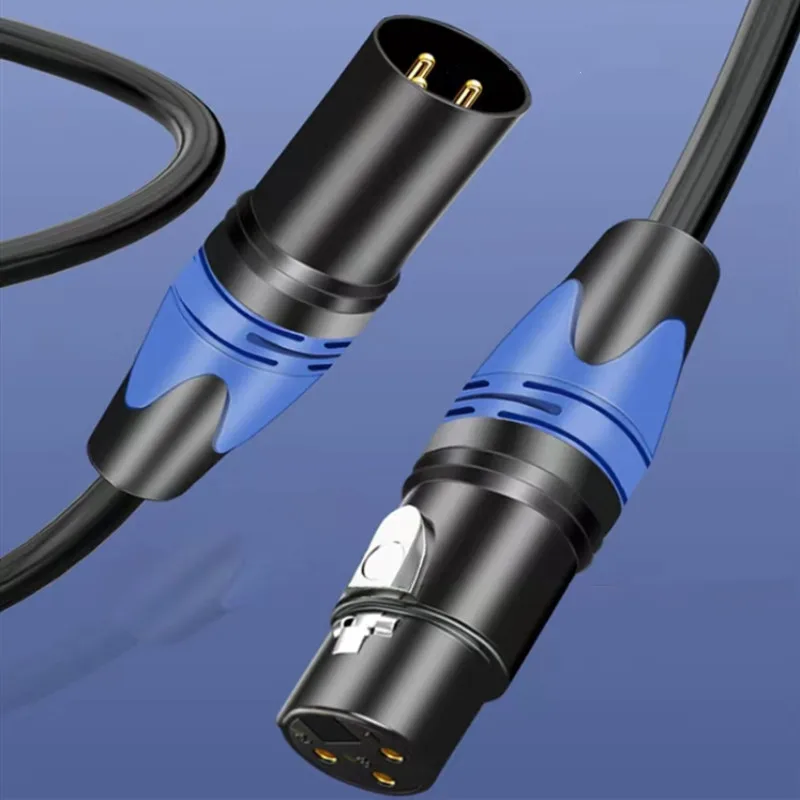 AUX XLR Male To XLR Female Cable For Professional Recording Extension Line Balanced Mixer Speaker Amplifier Microphone Cord