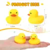 100Pcs Rubber Ducks for Kids Yellow Mini Duck Party Favors Bulk Ducks Summer Pool Floating Toys Rubber Ducks Birthday 2