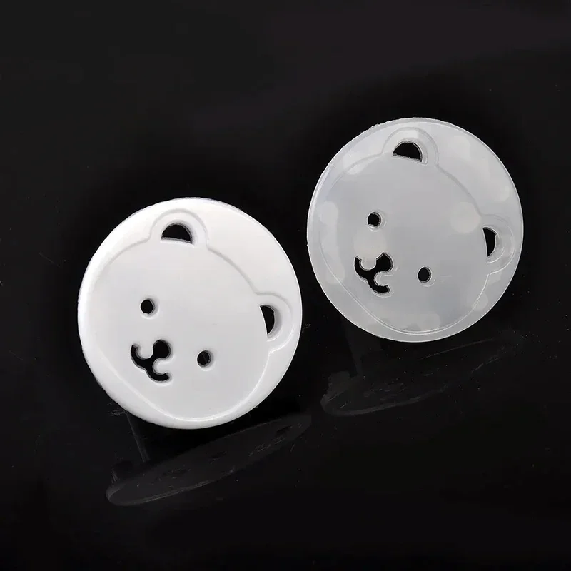 5/10Pcs European Standard Plastic Thick Round Head Baby Safety Outlet Cover Anti Electric Shock Home Power Plug Protector Cover