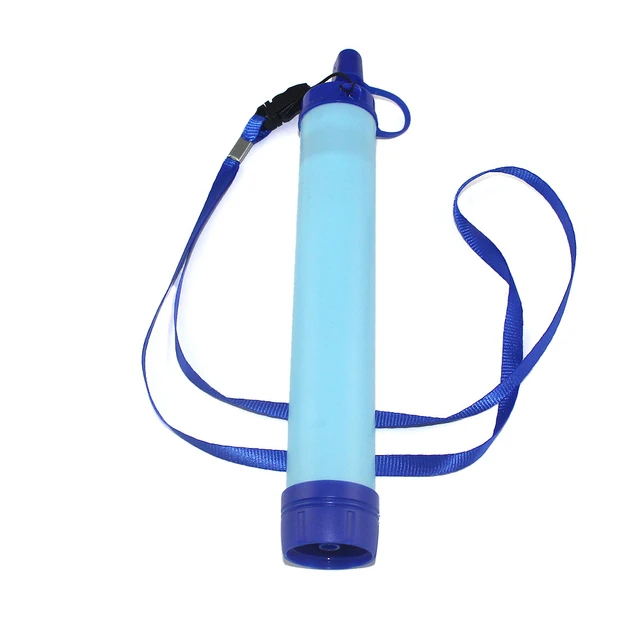 Outdoor wild life emergency direct drinking water filtering tool  Disinfection individual water purifier Portable filter straw