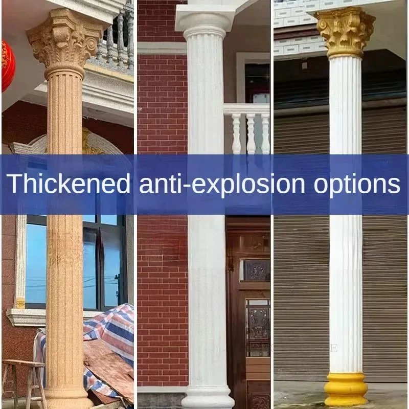 Creative Roman Column Molds European Villa Balcony Garden Column Model Gate Cement Decoration Modeling Building Template
