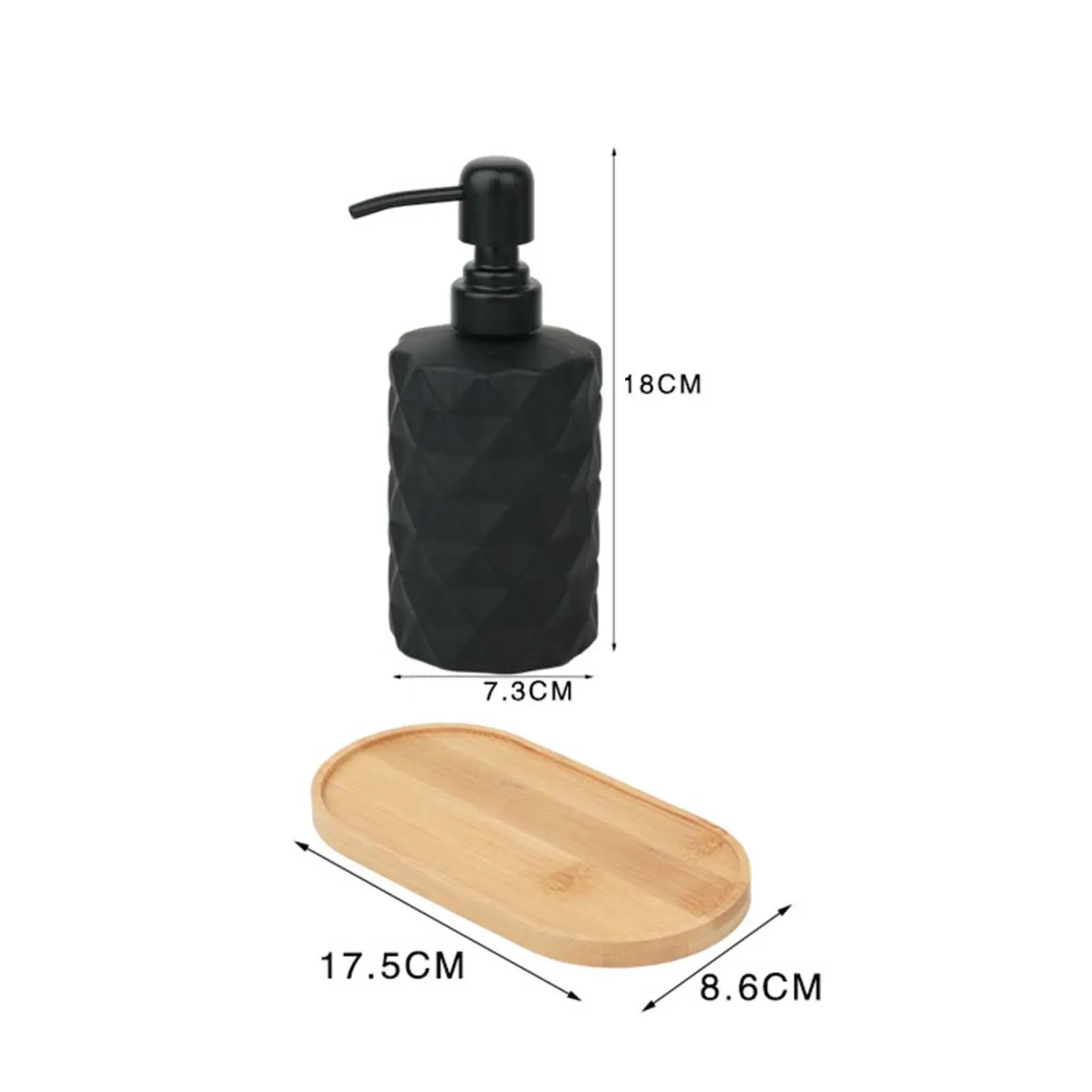 Liquid Soap Dispenser, Shampoo and Lotion Bottle, Reusable Portable Hand Pump,