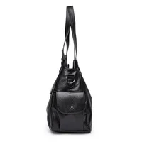 Pu shoulder bag fashionable temperament zipper opening design daily commuter handbag - Image 4