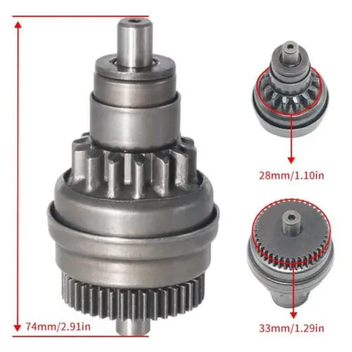 Starter Drive Bendix For Honda NHX110 NCH50 NSC110 NSC50 SCV100F 28120-GCC-000 starter motor set,engine pull starter
