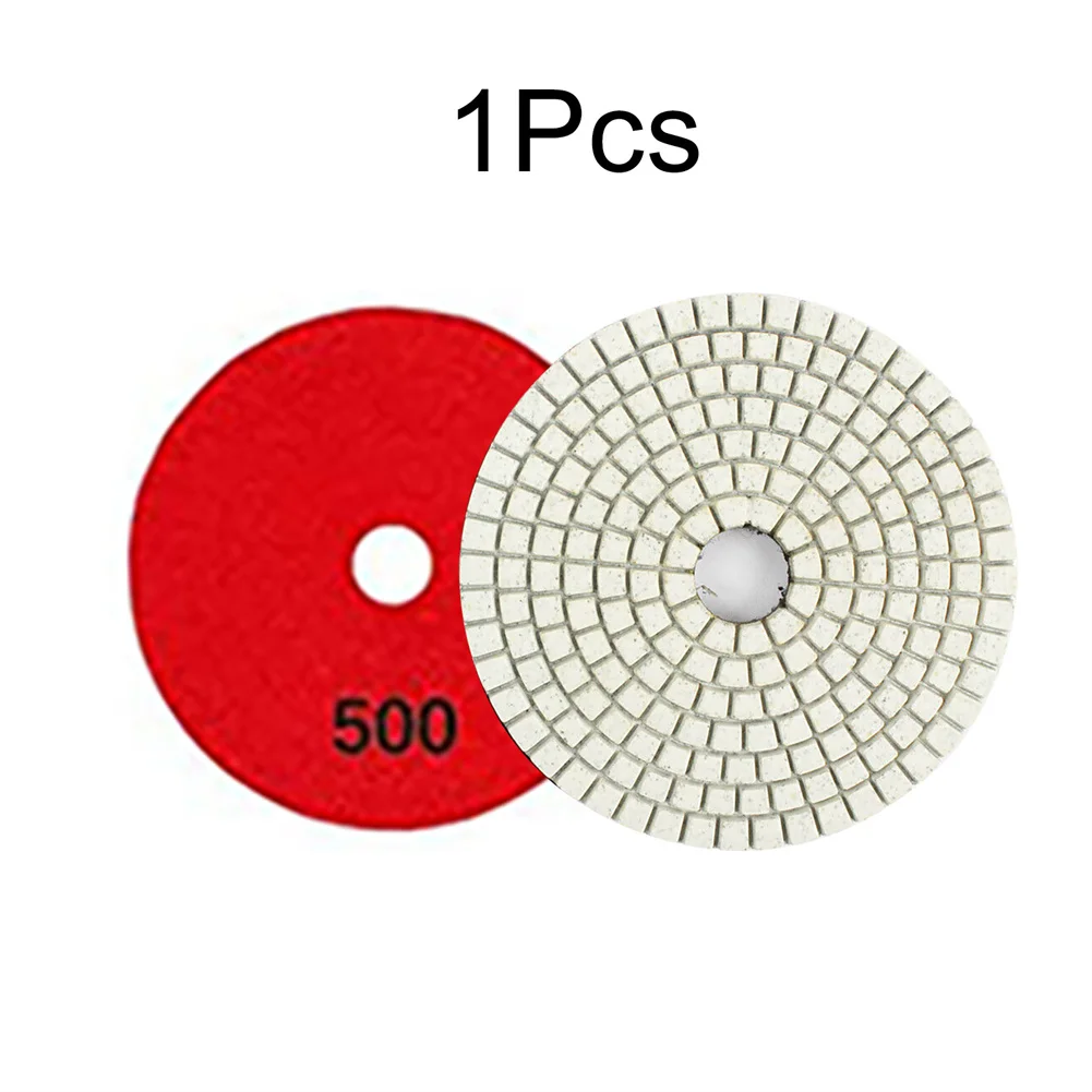 4 Diamond Polishing Pad for Wet/Dry Sanding and Polishing of Granite, Concrete, Marble, Glass, and Stone Surfaces