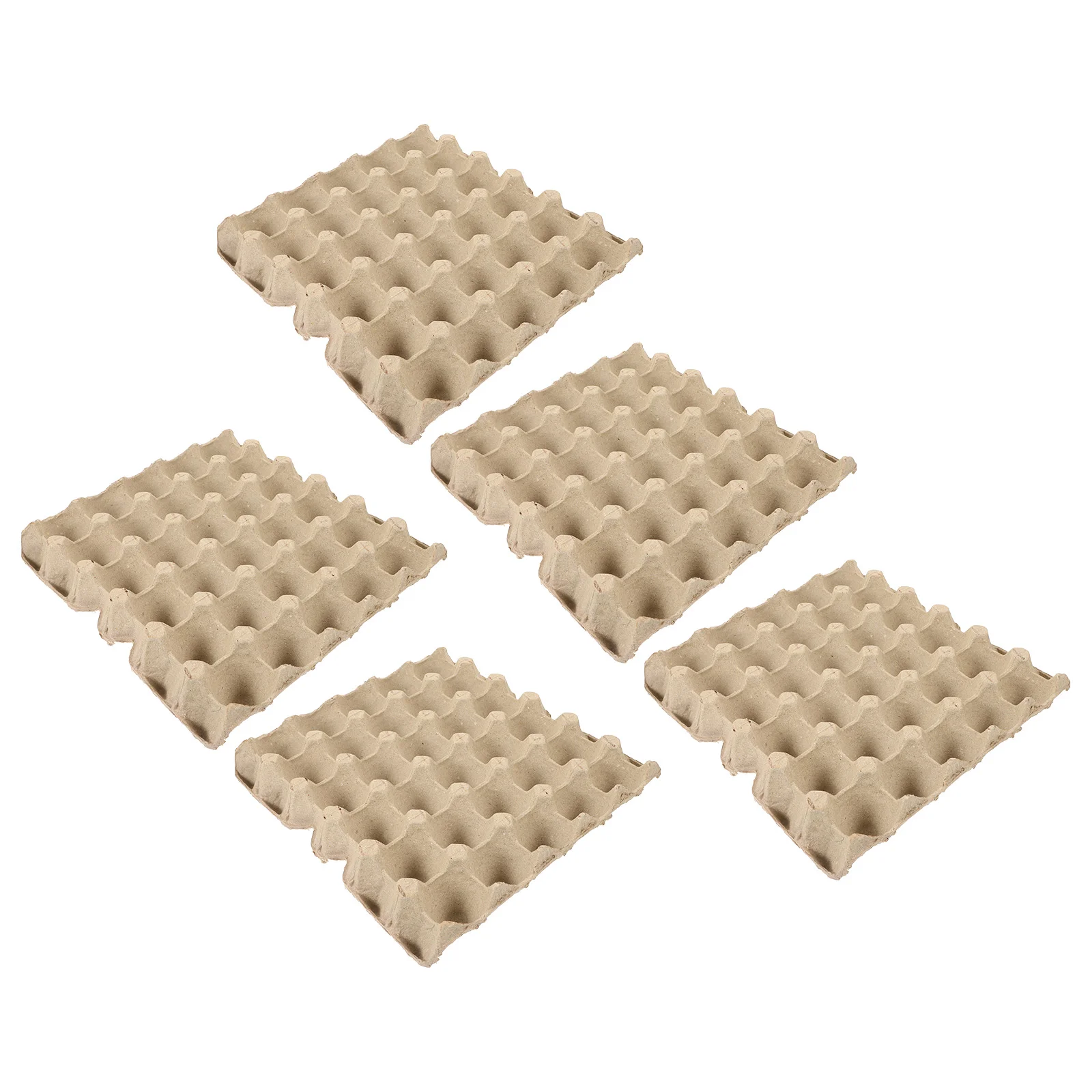 

5pcs Empty Egg Carton Egg Tray 30-Count Paper Pulp Egg Box Paper Pulp Egg Flats