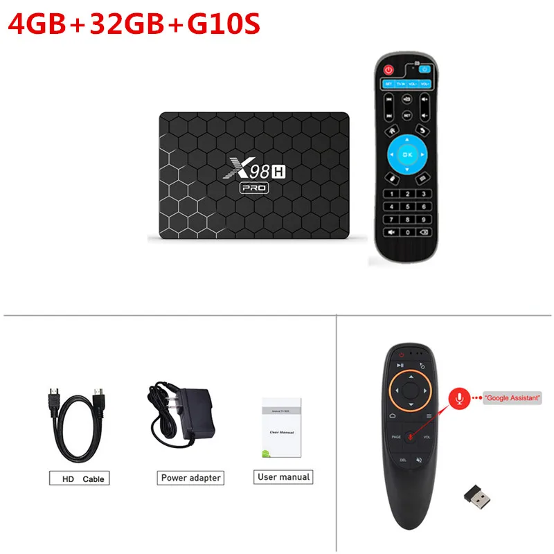 Dispositivo de TV inteligente X98H PRO, decodificador con Android 12, 16  GB, 32 GB, 4GB, 64GB, Allwinner H618, 1000M, BT5, banda Dual, Wifi6, 1080P,  BT, reproductor multimedia 6K - AliExpress