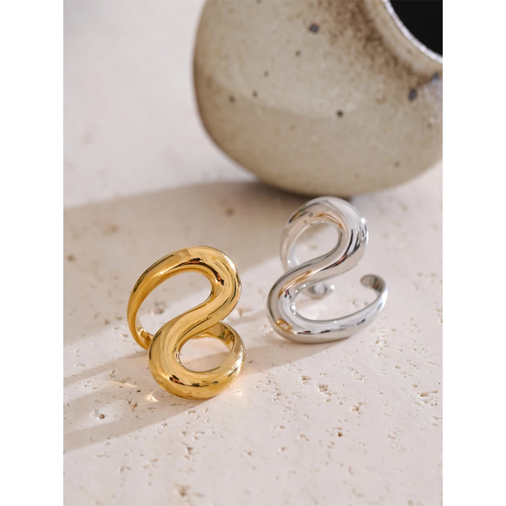 Yhpup Adjustable Minimalist Metal Ring