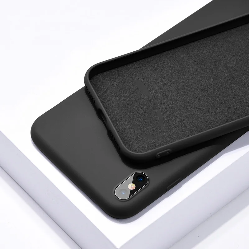 Vibrant Matte Liquid Silicone Soft Bumper Phone Case