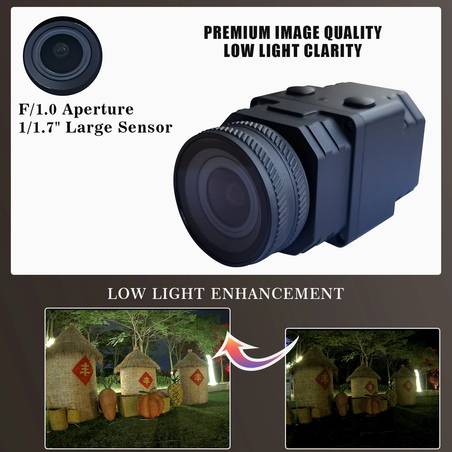 Sensor Low Light Compact Camera Image Sensor 4k High-resolution