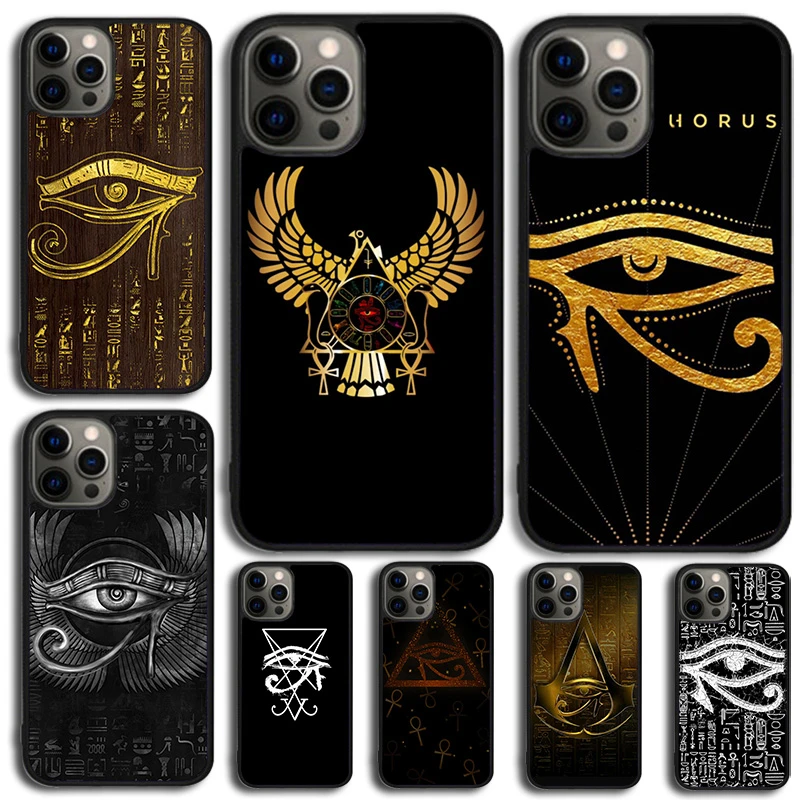 Custodia per telefono Fresco occhio sacro di Horus egitto per iPhone 14 13  12 Mini XR XS Max Cover per Apple 11 Pro Max 6 8 7 Plus SE2020| | -  AliExpress