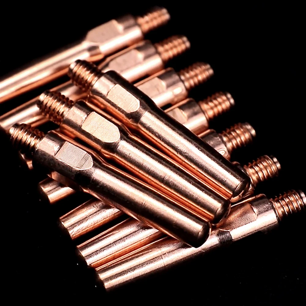 3PCS Panasonic 200A 350A 500A Welding Torch Conductive Tube Copper Contact Tip Carbon Dioxide Shielded Welding Torch Accessories