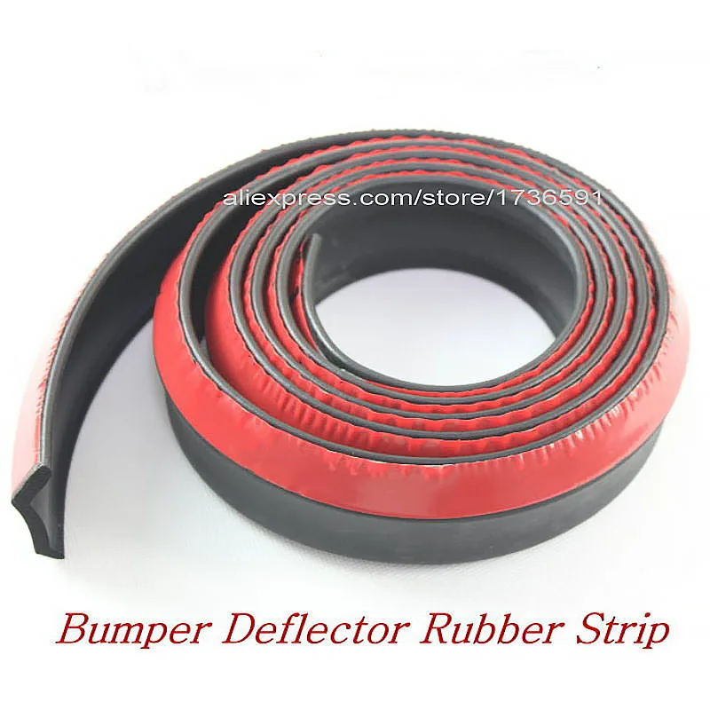 For Alfa Romeo 147 156 159 166 GTA AR Brera Spider Car Bumper Lip Body Kit Front Rear Skirt Spoiler Deflector Rubber Strip