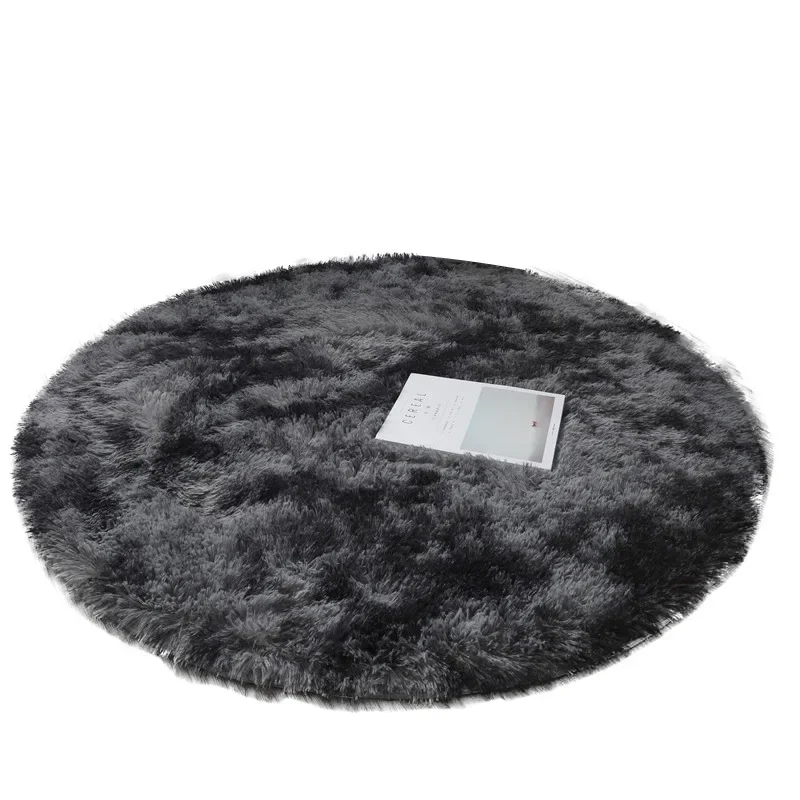 Super Soft Plush Round Rug Mat Fluffy White Carpets For Living Room Home Decor Bedroom Kid Room Decoration Salon Thick Pile Rug