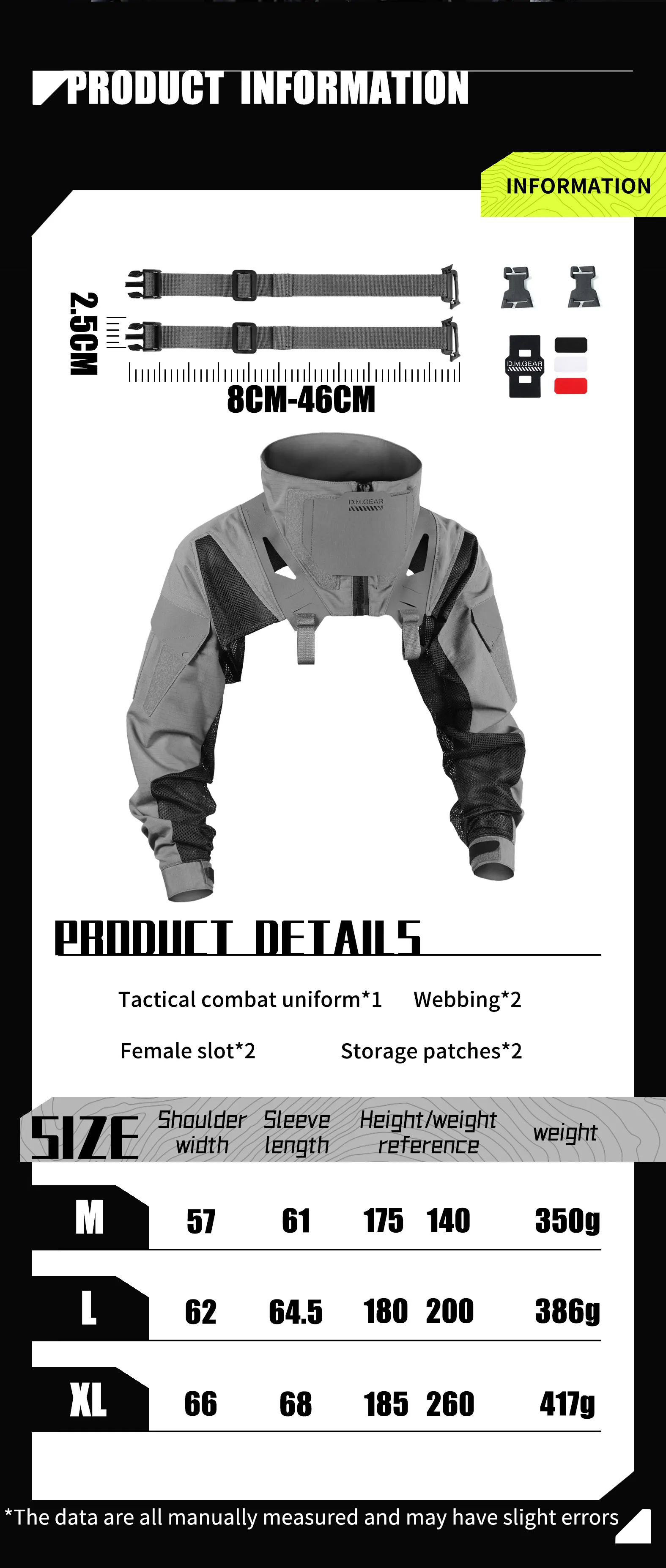 DMgear Original Tactical Combat Uniform Long Sleeve Camouflage Clothing Breathable Comfortable Compatible Tactical Chest Rig