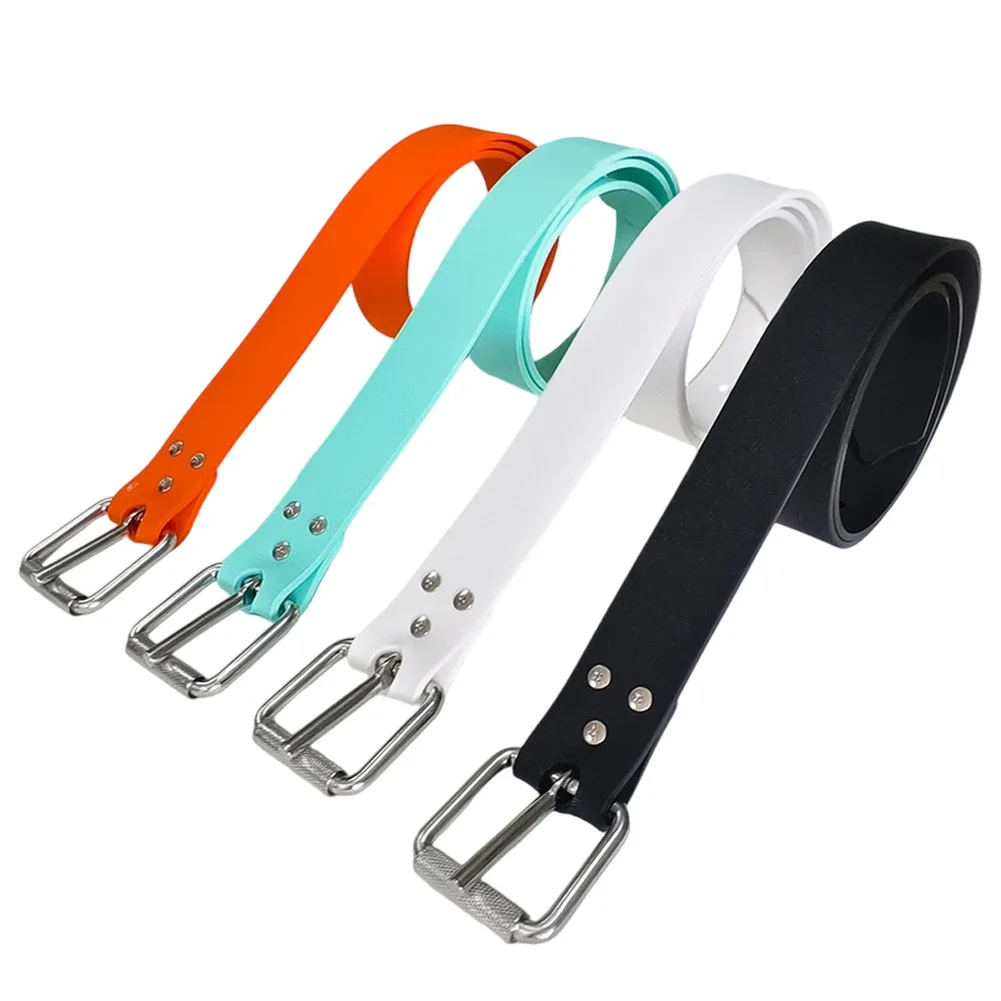 Scuba Diving Silicone Weight Belt With 316 Stainless Steel Buckle Adjustable Lead Block Load-bearing Belt Diving Accessorie