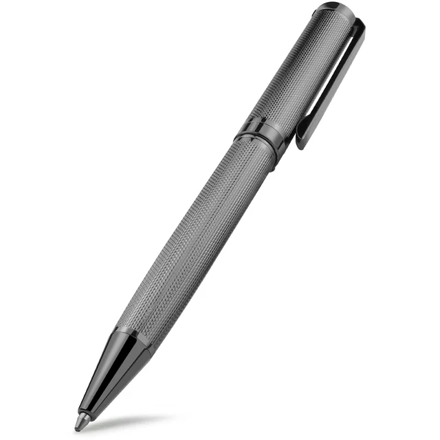 STONEGO Metal Ballpoint Pen, Retractable Signature Pen Crest Style Metal Housing Black Ink Medium Point 1.0mm 1