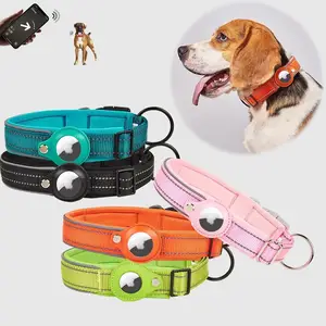 Airtag Dog Harness And Leash Set Mascotas Collier Pour Chien Correa Collar  Para Perro Perros Accesorios Coleira Cachorro Dla Psa - AliExpress