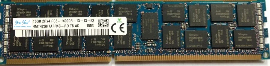 For HMT42GR7AFR4C-RD 16G HMT42GR7BFR4C-RD 2RX4 PC3-14900R 1866 server 16GB ecc reg 1 S696fe859806244cba2d2579e2660f8afh