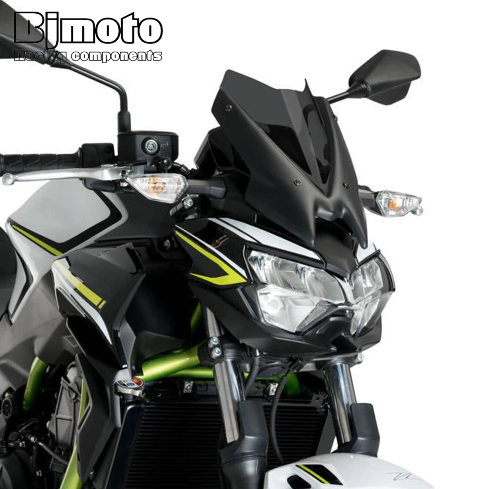 Z900 Z 900 Motorcycle Street Bike Wind Screen Deflectors for Kawasaki Z900 -2010 Windshield Windscreen motorcycle windshield