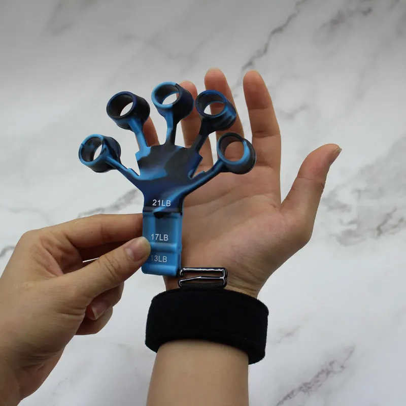 Finger Exerciser Finger Gripper Guitar Exerciser 6 Resistant Levels Recovery Physical Tools Hand Strengthener hand strengthener finger strength trainer finger trainer hand grip trainers hand grip exerciser hand trainer hand exerciser