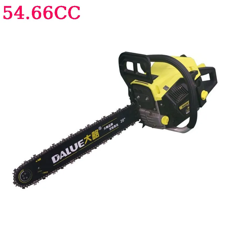 54.66CC chainsaw logging saw high-power portable chain saw 20 inches chain gasoline logging multi-function