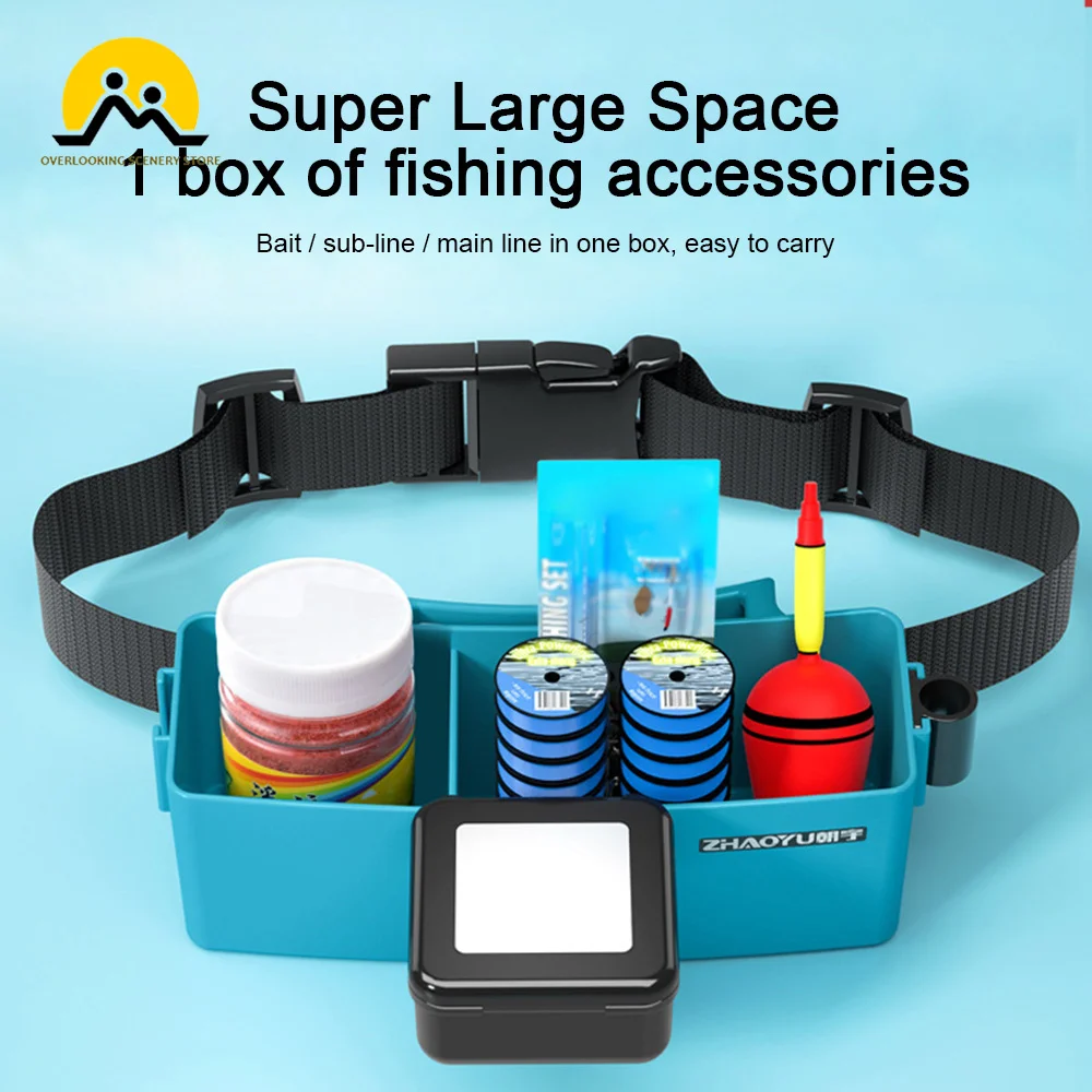 Fishing Bait Box Constant Temperature Fishing Live Bait Container Waist  Hanging Red Worm Live Bait Storage Boxs