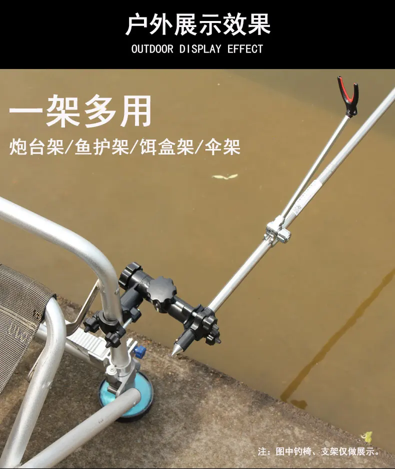 Portable 360 Degree Adjustable Fishing Rod Holder Fishing Chair Mount  Umbrella Stand Rack Rotating Fishing Seat Holder - AliExpress