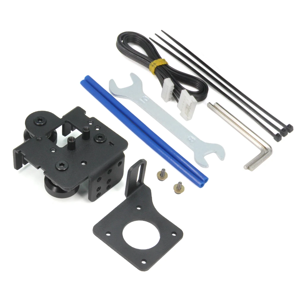 Direct Drive Suporte Placa de Alumínio Dual Gear Extrusora Kit Apenas para Ender Neo v2 Neo Max Neo Polias Pcs - Imagem 3