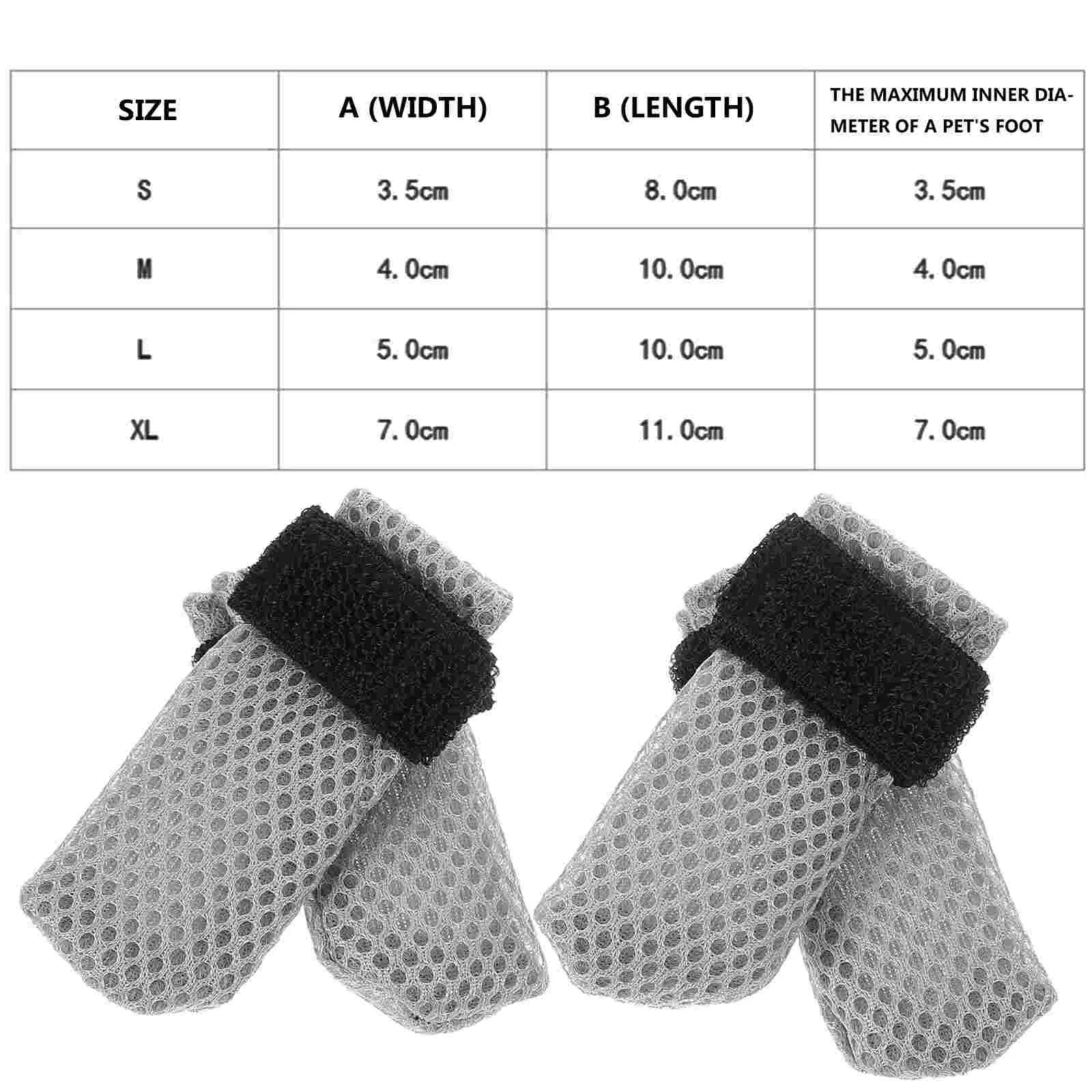 Cat Shoes Nail Covers Anti Scratch Socks Booties Claw Nails Kitten Beauty 4 Pcs For Cats