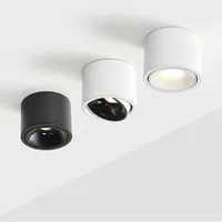 Led Spotlight Adjustable Angle Cob Super Bright Downlight 5w 7w 9w 12w 15w Surface Mounted Small Ceiling Light Indoor Lighting 1