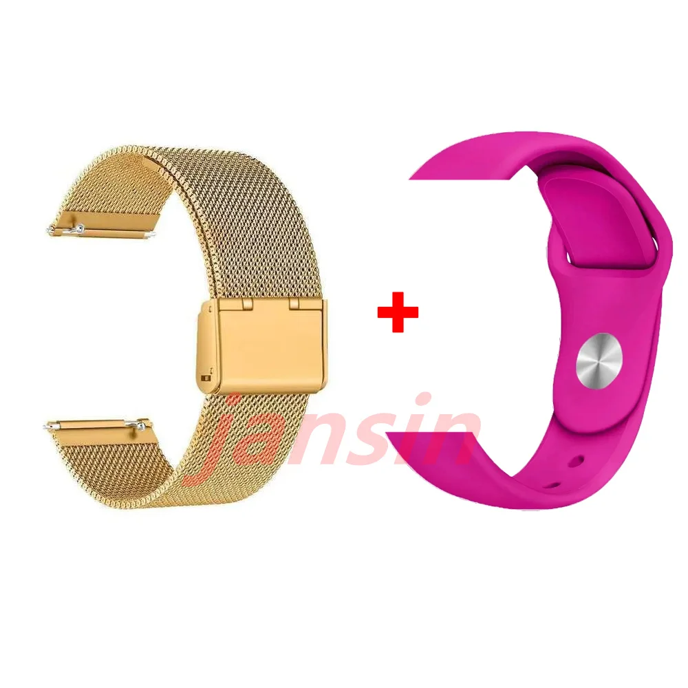 Dual-Pack Metal Watch Strap - 20mm/22mm Replacement Bands