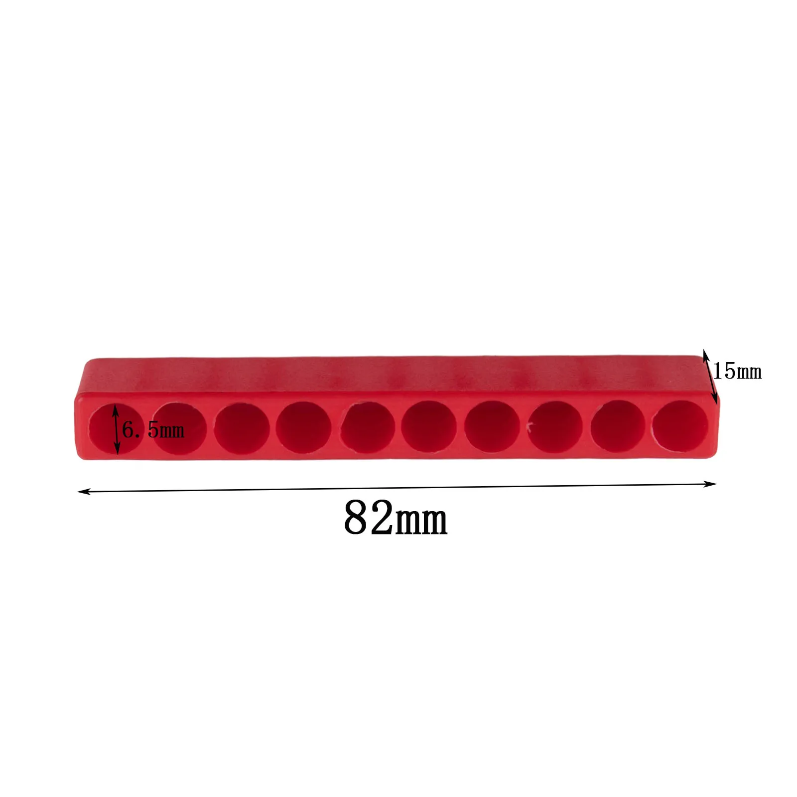 4 Stück Bit halter 10 Loch Sechs kant schaft Schrauben dreher Kunststoff Schrauben dreher Lagerung Schrauben dreher Bit halter Schrauben dreher Aufbewahrung sbox – Detail 1