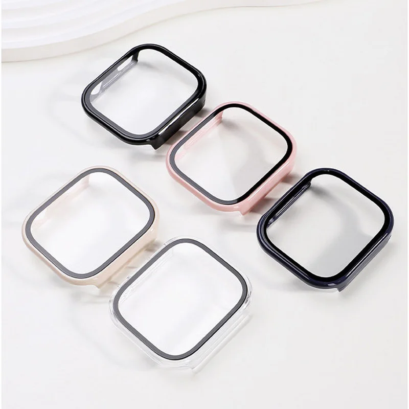 Huawei Watch Fit 5 Series Tempered Glass Screen Protector & Hard Protective Bumper Case