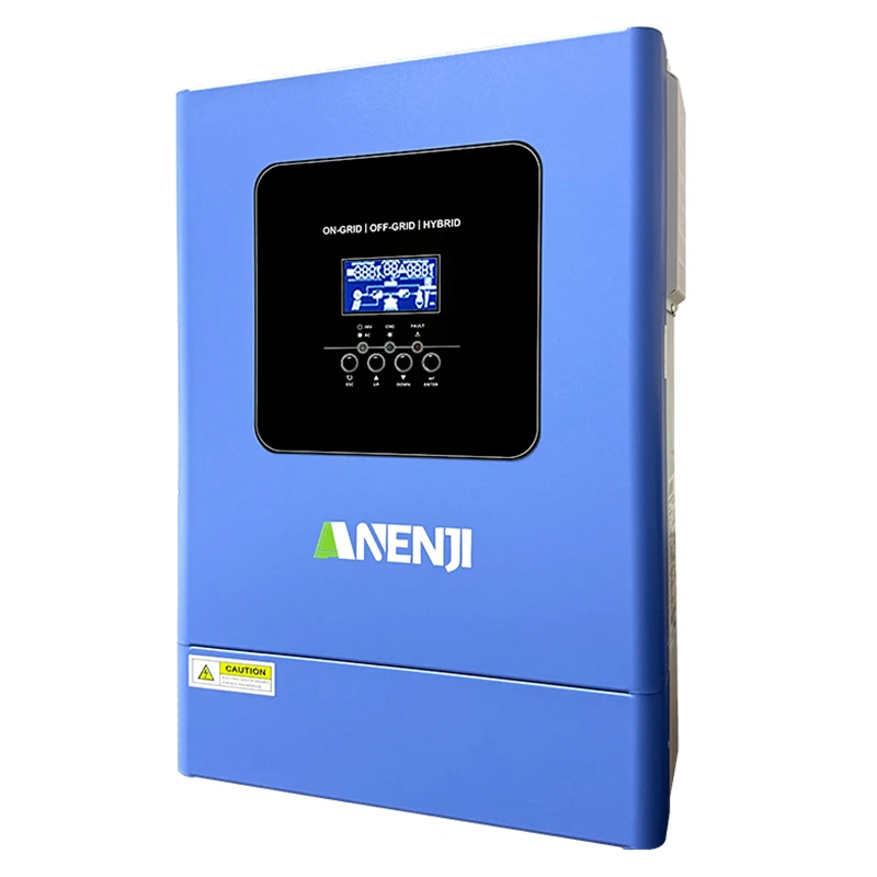 ANENJI 6.2KW 48V 하이브리드 태양광 인버터 병렬형 광전지 온그리드 MPPT 인버터 순수 사인파 220V 120A 태양광 충전기 PV 500V