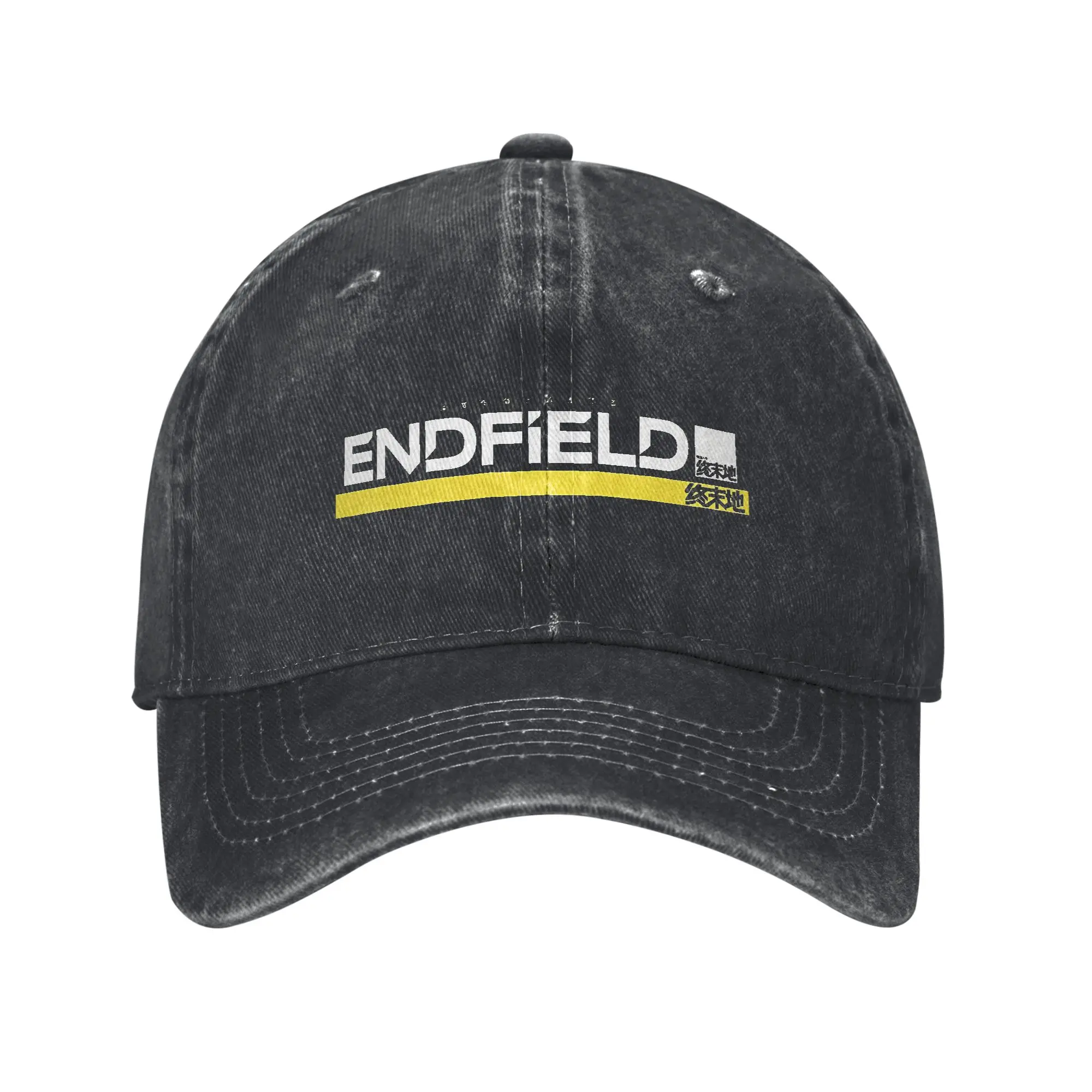 Herren Damen Arknights Endfield Print Hat Lässige, verwaschene Baseballkappe, verstellbar