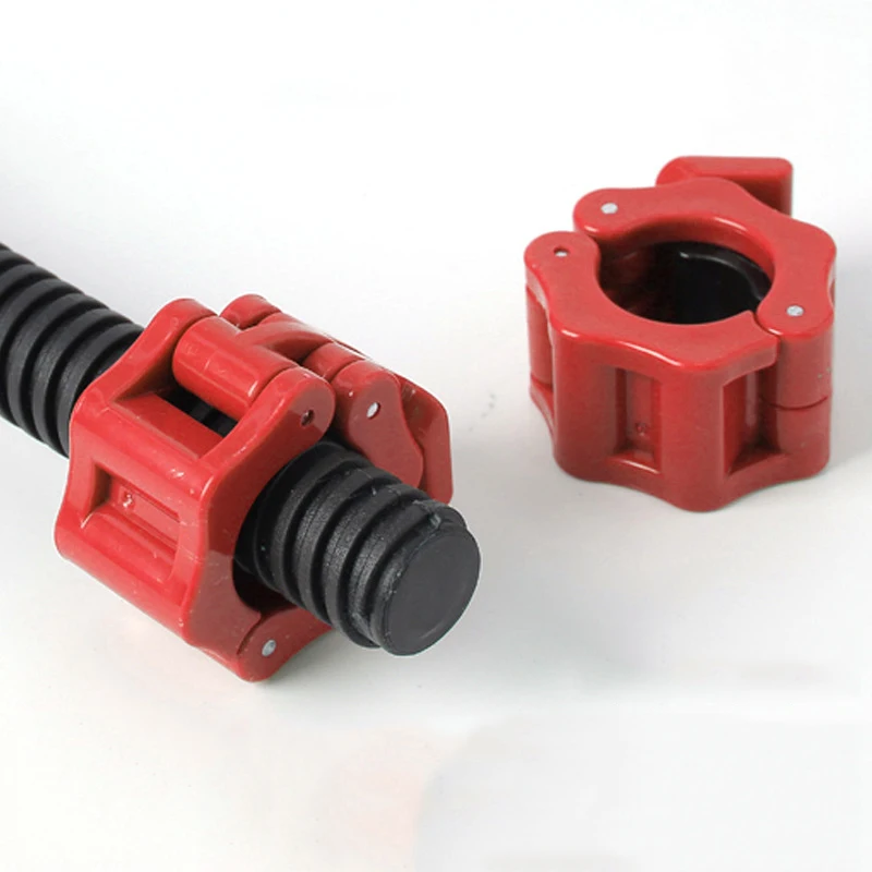 1 pair 2.5cm Barbell And Dumbbell Buckle Austrian Pole Buckle Nut Quick Release Fixing Accessory for Fitness Equipment