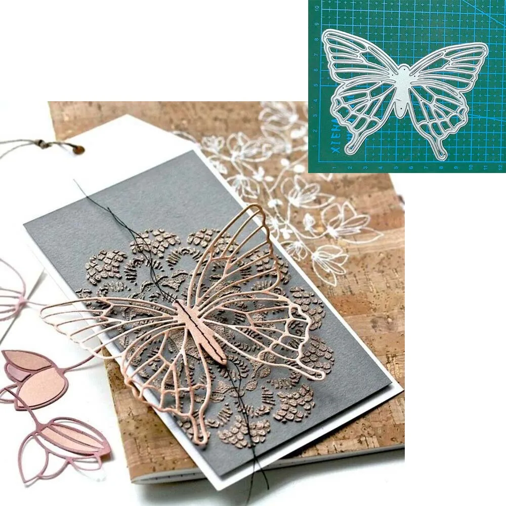 

2022 Butterfly Metal Cutting Dies Scrapbook Paper Craft Knife Mould Blade Punch Stencils Dies 2022 New Die Cuts DIY