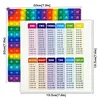 1-12 Multiplication Practice Board Games with Erasable Card Pen, Times Table Learning Math Pop Toys Stationery Manipulatives Kid 4