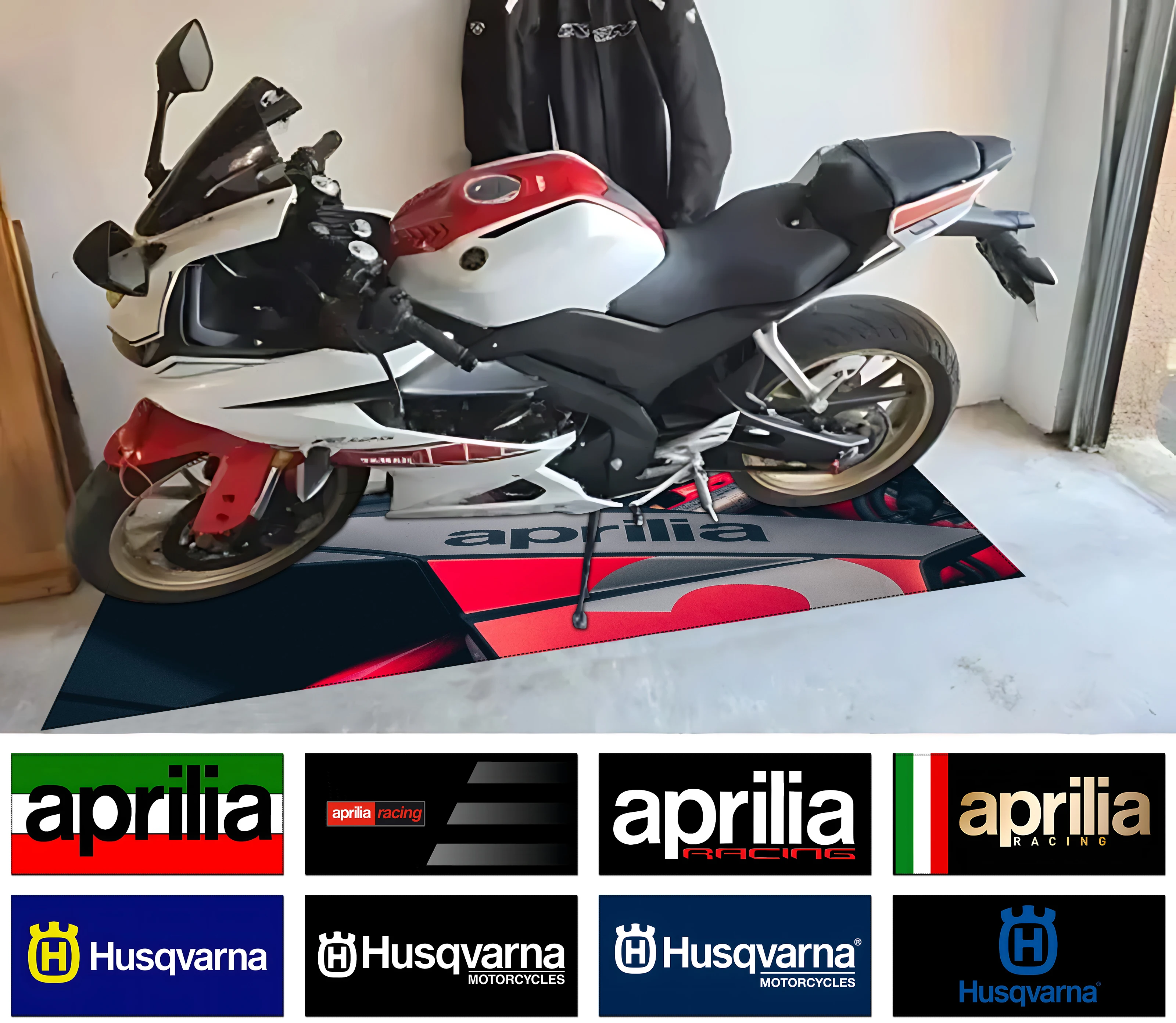 HHusqvarnasapriliamotorcycleDoorMatEntranceNonslipDoormat