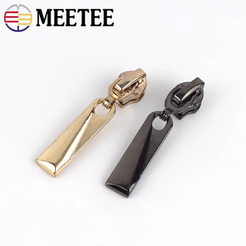 10/20pcs 5# Zipper Sliders for Resin/Nylon/Metal Zippers DIY Clothes Jacket Coat Luggage Zip Head Repair Kit Sewing Accessories