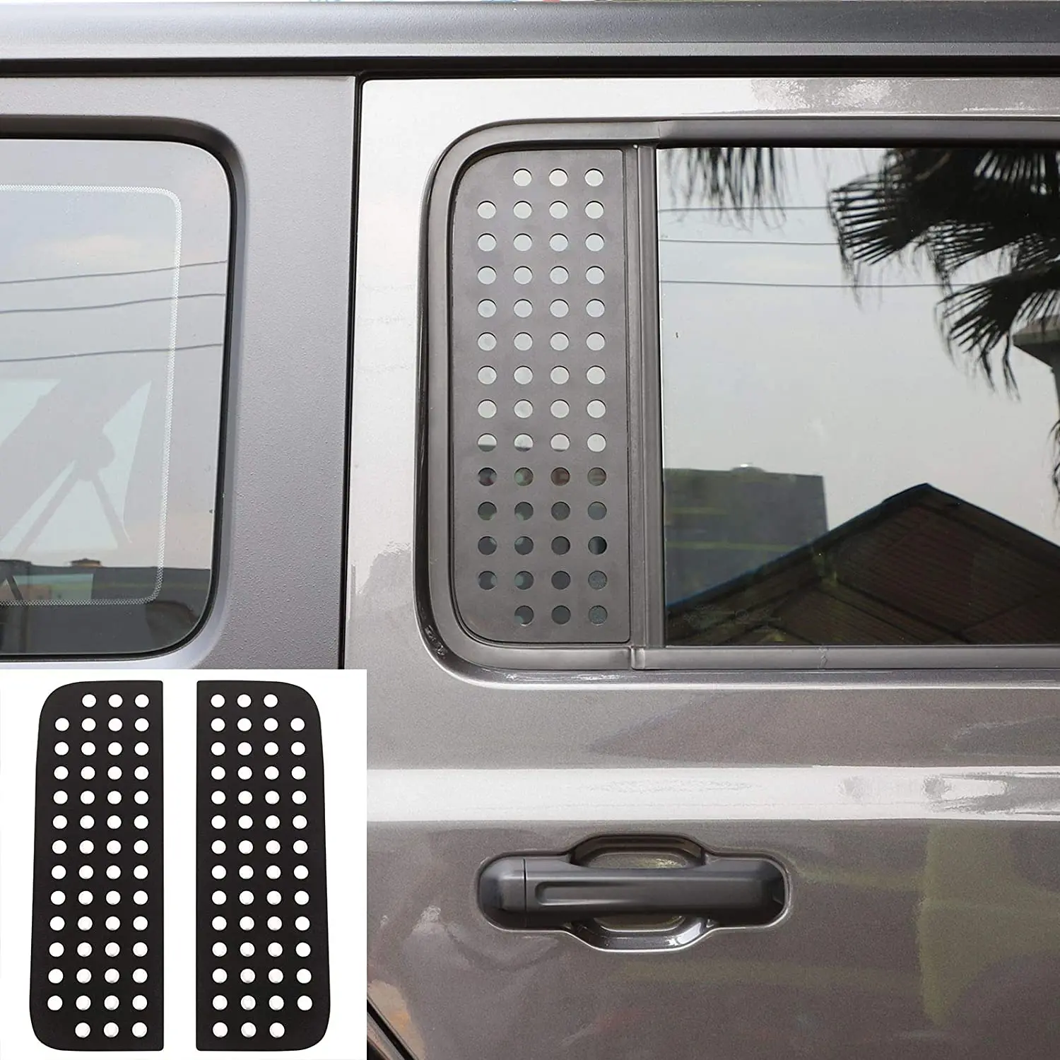 

1 комплект накладки на заднее стекло автомобиля для Jeep Wrangler JL 2018 2019 2020 2021