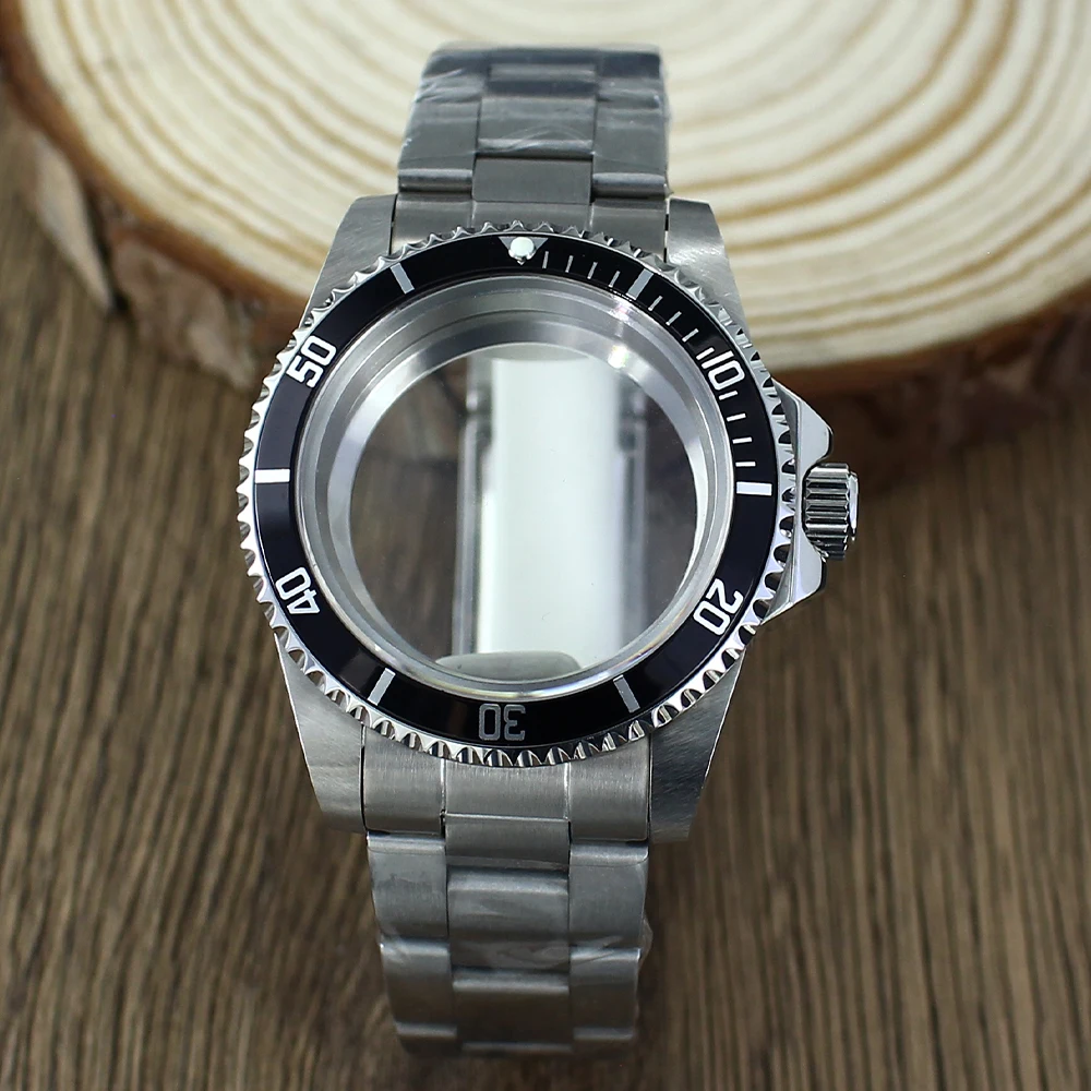 38MM NH35 Vintage Taucher Uhr Fall Zubehör band Saphirglas Für Retro Submariner Seiko NH35 NH36/34 Bewegung Reparatur teile – Detail 8