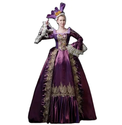 New European Court Dress 18th Century Lady Victorian Dresses Ball Gowns For Ladies Halloween Cosplay Costume sweatshirt dresses halloween pumpkin face spider bat moon sweatshirt dress in multicolor size l m xl