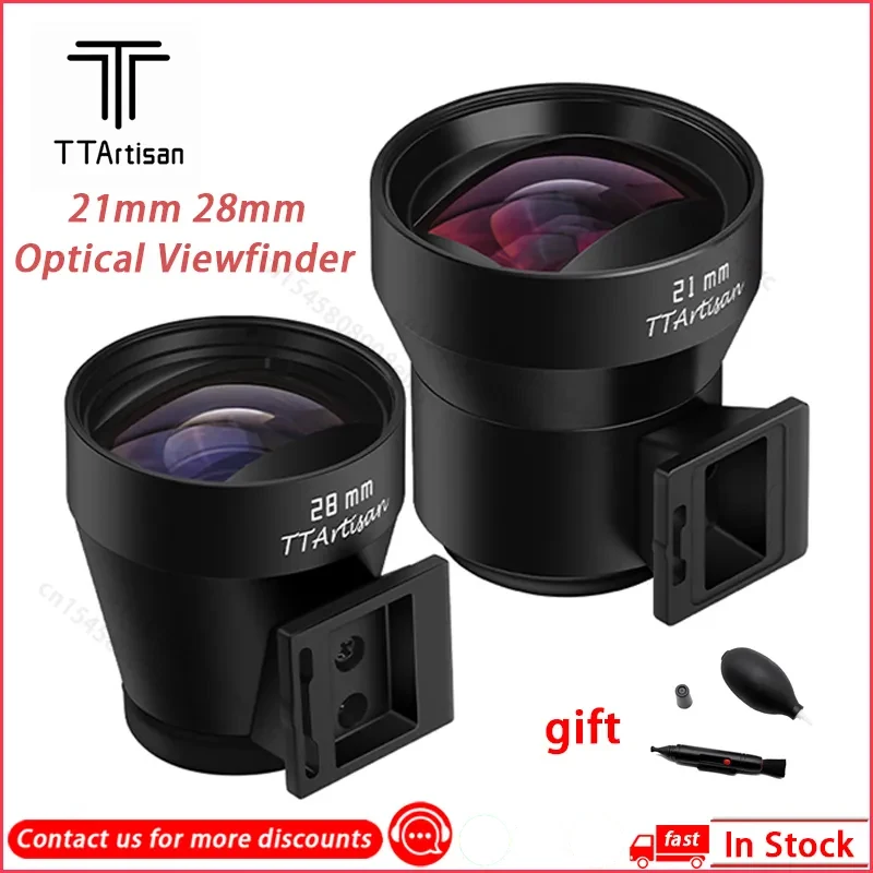 Ttartisan 21mm 28mm Optical Viewfinder Cold Shoe For Leica M9 Ricoh Gr