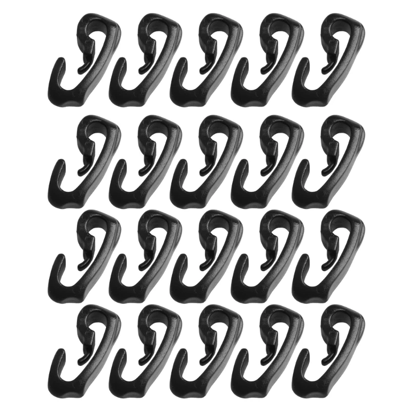 20Pcs Morsetto Clip Per Teloni Set Di Morsetti Per Tende Da Sole Clip Per Trappole Ganci Per Tende A Ganasce Ganci Per Morsetti Da Campeggio Tenda Str