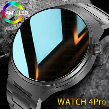 Watch 4 Pro Sports Smart Watch Men 360*360 AMOLED HD Screen Heart Rate Bluetooth Call IP68 Waterproof Music SmartWatch 2025 New 1