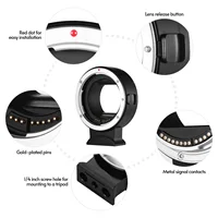 Andoer EF-EOS R Auto Focus Camera Lens Adapter Ring IS Image for Canon EF EF-S Lens to Canon EOS R RF Mount Full Frame Cameras - Image 4