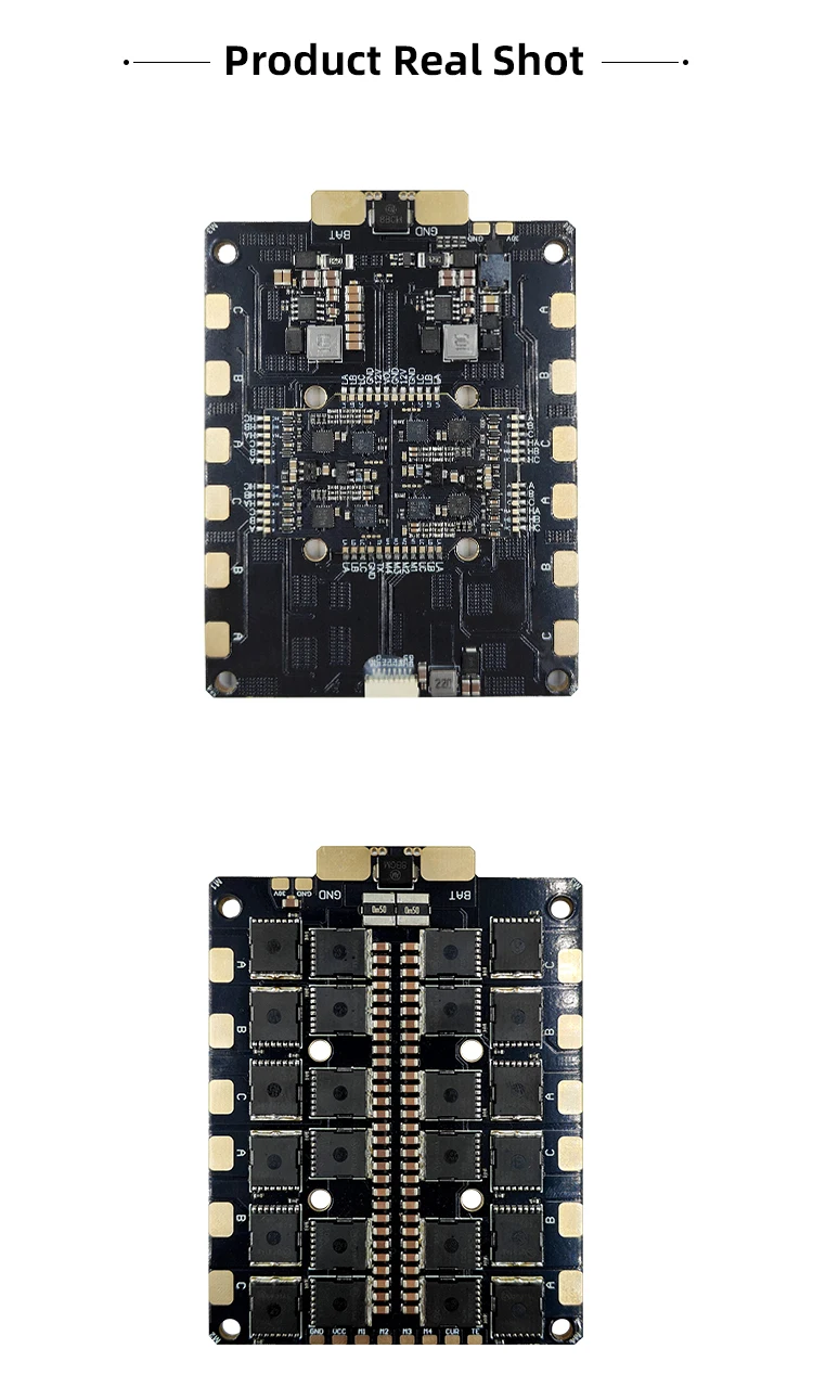 DAKEFPV 32-bit 12S 120A 4-en-1 ESC pour drone FPV
