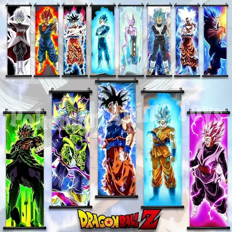 Dragon Ball Anime Poster Son Goku Home Decor Kakarotto Hanging